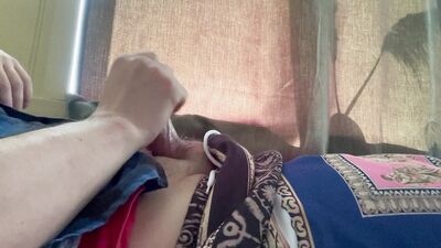 Jerking off during the day.
