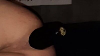 2 HUGE EGGPLANTS anal stretching