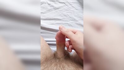 Quick wank before getting ready for work