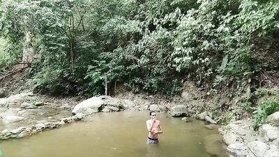 GETTING THE MILK OUT OF MY BALLS SURROUNDED BY NATURE