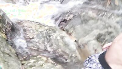 GETTING THE MILK OUT OF MY BALLS SURROUNDED BY NATURE