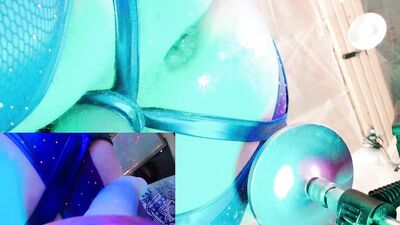 Foxie's Squirting Cock Cumming in Lion's Ass Round 2