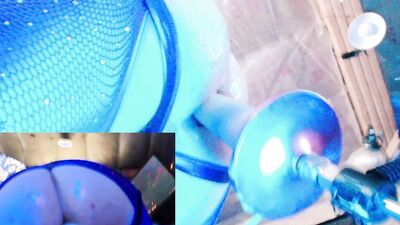Foxie's Squirting Cock Cumming in Lion's Ass Round 2
