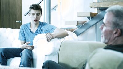 Overprotective Stepson Shields Stepdad from COVID by Satisfying Sexual Needs - Disruptive