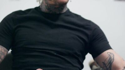 BROMO - Super-Hot Tatted Guy Fly Tatem Shoves His Big Cock Deep Inside Lev Ivankov's Tight Ass