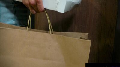 Food Delivering Twink Dicked Down By Stud BLOWS His Load - Trevor Brooks, Ben Masters - NextDoorRaw