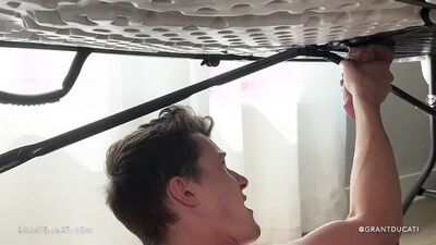 Devin Franco Takes a Turn on the Milking Table
