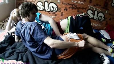 Innocent teen boys having a sexual experience