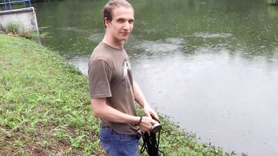 BIGSTR - Horny Guy Shows His Cash To Convince A Dude To Follow Him At A Quiet Place To Fuck