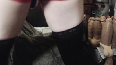 XL Dildo Riding Marathon with Hankey's Toys - Nick Capra, Can Opener, Boss Hogg, & Beefcake XXXL