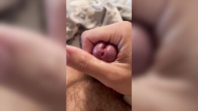 Fat Guy With Small Hairy Dick Uses Pocket Pussy