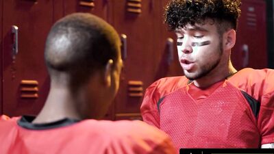 HETEROFLEXIBLE - Angry Straight Alpha Adrian Hart Dominates Football Teammate In Locker Room