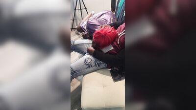RED HEADED SLUT THROAT FUCKED ON DA COUCH ! ???? Just for fans - Wondahead22