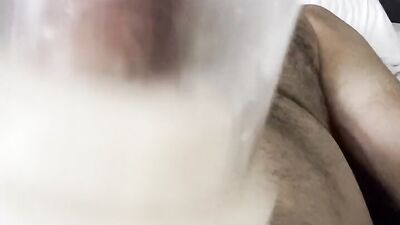 Face fucked by milking machine