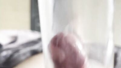 Face fucked by milking machine