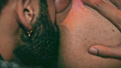 Big Dick Camilo Brown Fucking Cute Twink Juan Ferrer Bareback At The Bar Covering His Face In Cum