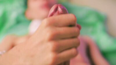 Skinny Twink Magic C Jerking His Big Cock And Playing With His Lots Of Precum And Thick Cum Load