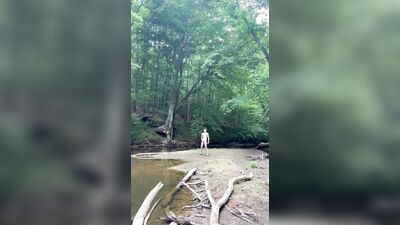 Jesse Gold Jerking Off in the Woods
