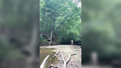 Jesse Gold Jerking Off in the Woods