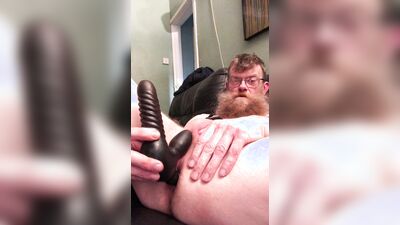 Playing with my toy and thinking about your hard cock.
