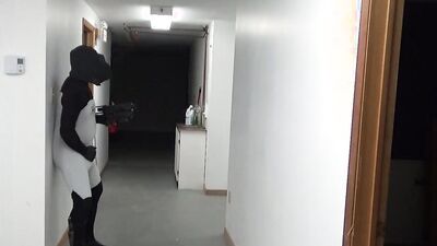elite commando finally cums in his wetsuit