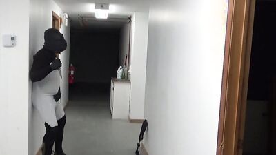 elite commando finally cums in his wetsuit