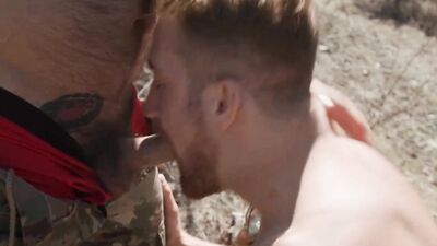 Olivier Robert Lets Markus Kage Slide His Cock Inside His Ass & Use It As A Tripod - BROMO
