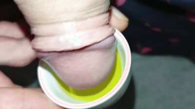 The Stud With The Big Cock Is Eager To Fuck An Ass, Cumshot In The Mouth Of The Bottle ????!
