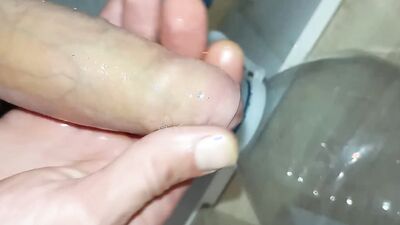 The Stud With The Big Cock Is Eager To Fuck An Ass, Cumshot In The Mouth Of The Bottle ????!