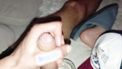 The Rich Big Cock Fucked the Glass Hard and the Internal Cumshot was Massive