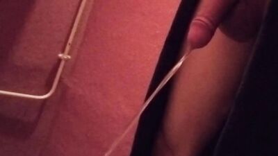 Jon Arteen pisses outside and in the toilet. Cute, slim, sexy gay twink boy pee compilation with firm, smooth cock and balls