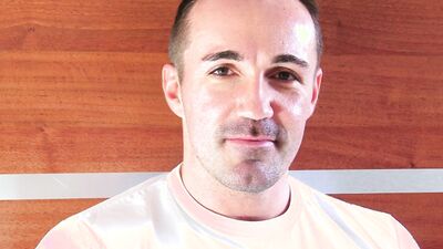 This handsome family man came for a massage and had his son's friend suck his big cock