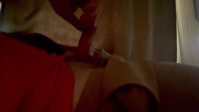 Jerking off after wake up.