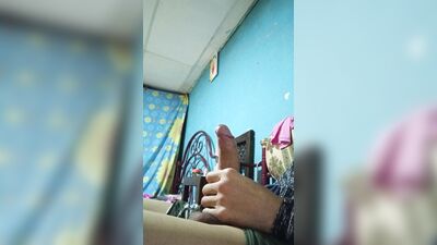 some fun in solo-wanking my big cock