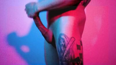 Hot oiled body and big cock masturbation - CUM Vulcano!