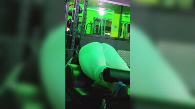 Arroyman white tights at the gym