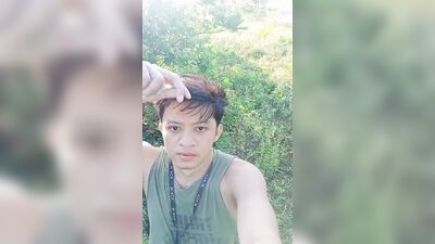 Hot Asia Teen Boy Cumsot on the Beach