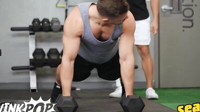 Deacon Picks Dale Up, Puts Him On A Swing In The Gym And Fucks Him Hard In The Ass - TWINKPOP
