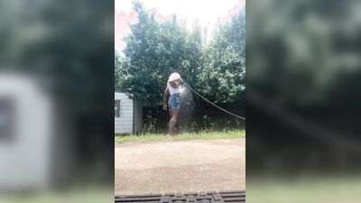 Fun with the hose
