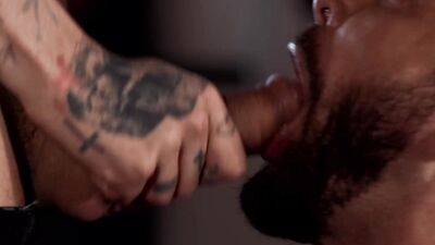 Tattooed Stud Mickey Taylor Fucks The Cum Out Of Tyler Berg Before Jizzing All Over His Chest - BROMO