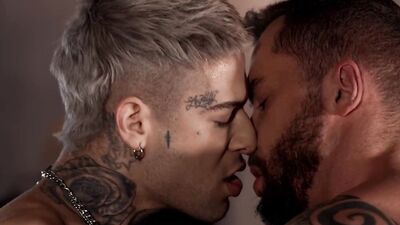 Tattooed Stud Mickey Taylor Fucks The Cum Out Of Tyler Berg Before Jizzing All Over His Chest - BROMO