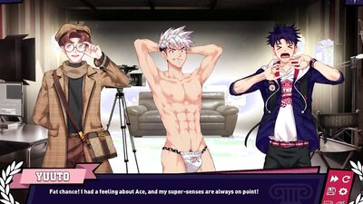 Pretty Twink in Pink Panties - Yuuto (Artemis) - Jock Studio Gameplay