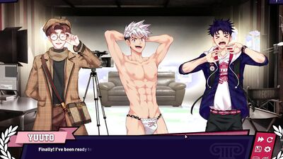 Pretty Twink in Pink Panties - Yuuto (Artemis) - Jock Studio Gameplay
