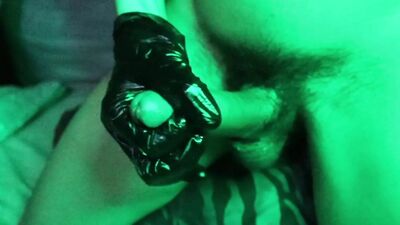 Hard penis massage and great overexcitation with sperm abstinence and juicy passionate moans