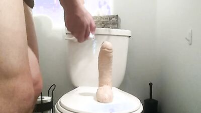 Biggest black dildo I ever had !