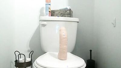 Biggest black dildo I ever had !