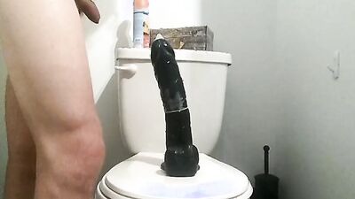 Biggest black dildo I ever had !
