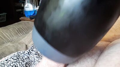 Dodgechargerpppppp edging my dick with a vibrating toy