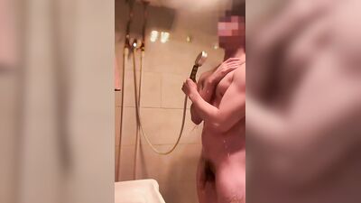Guy boy gym solo BigCock Horny Masturbation