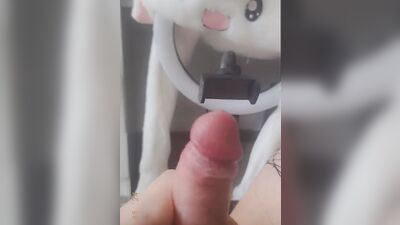 Femboy Jerking Off